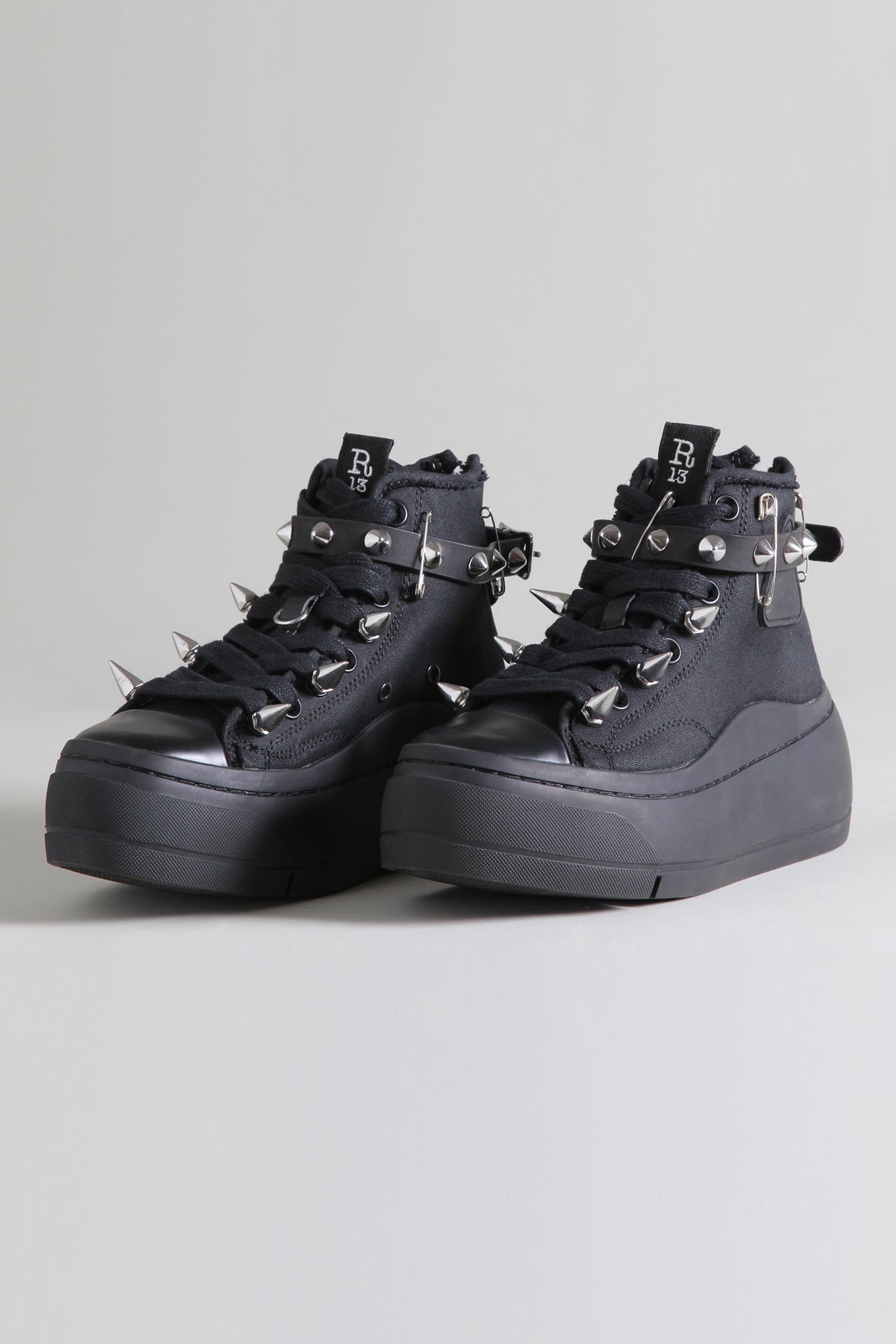 STUDDED KURT HIGH TOP - BLACKOUT - 1