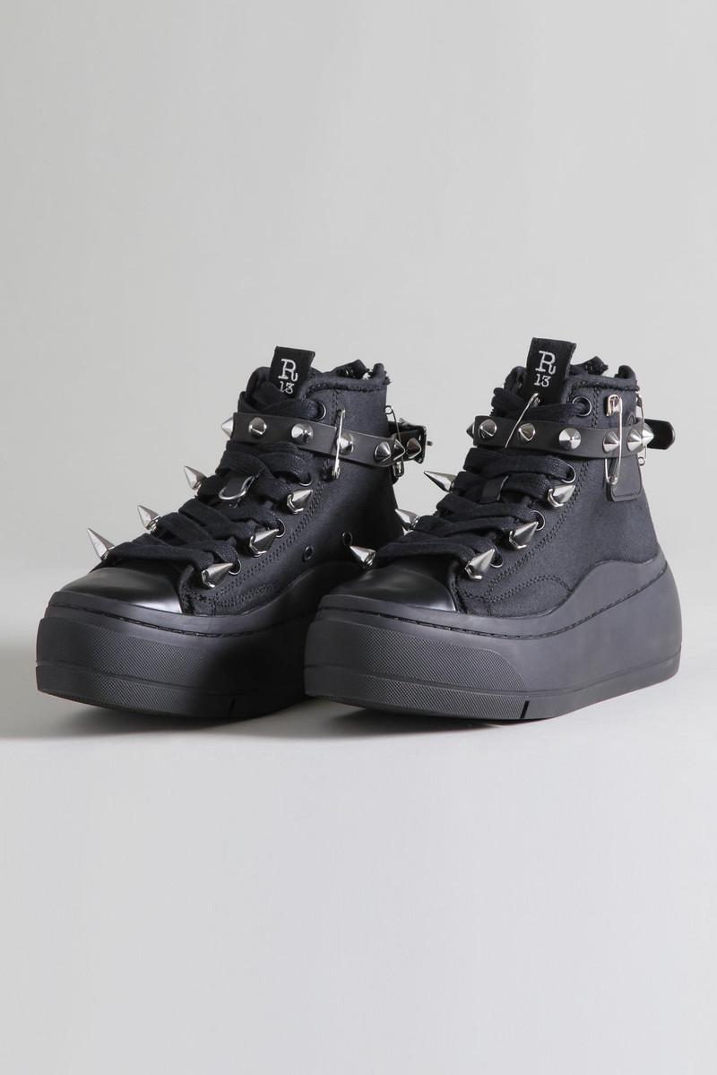 STUDDED KURT HIGH TOP - BLACKOUT 1