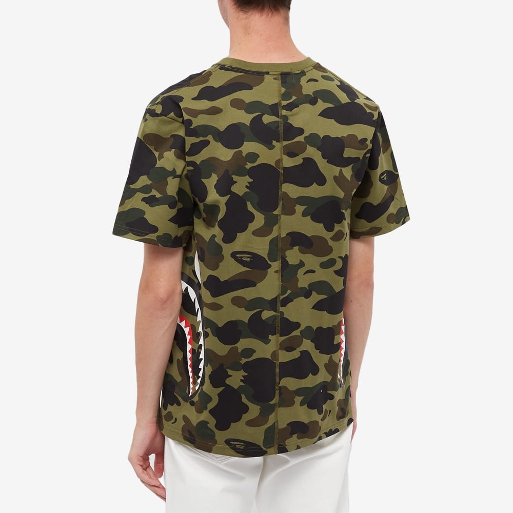 A Bathing Ape 1st Camo Side Shark Tee - 6