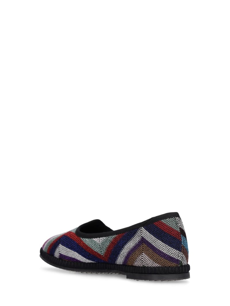 10mm Raschel lurex flat shoes - 4
