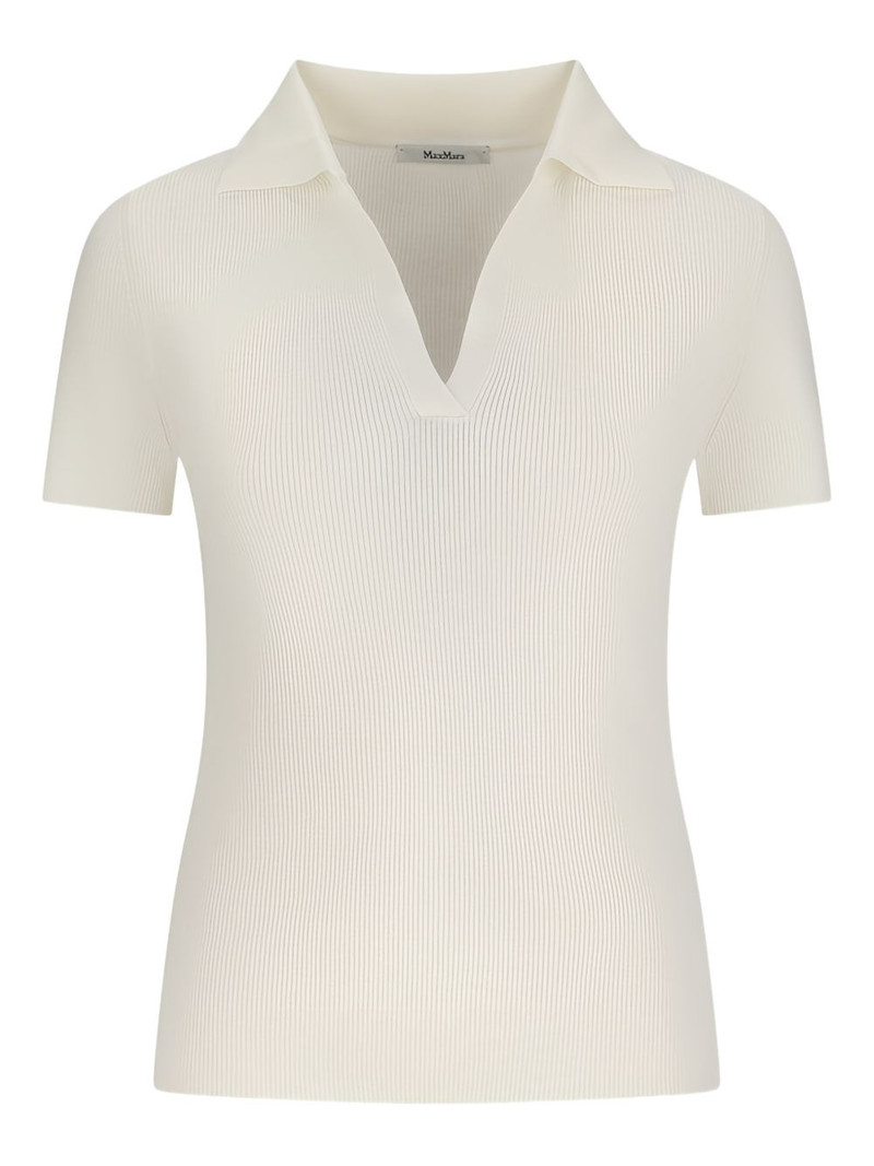 V-neck ribbed top 1