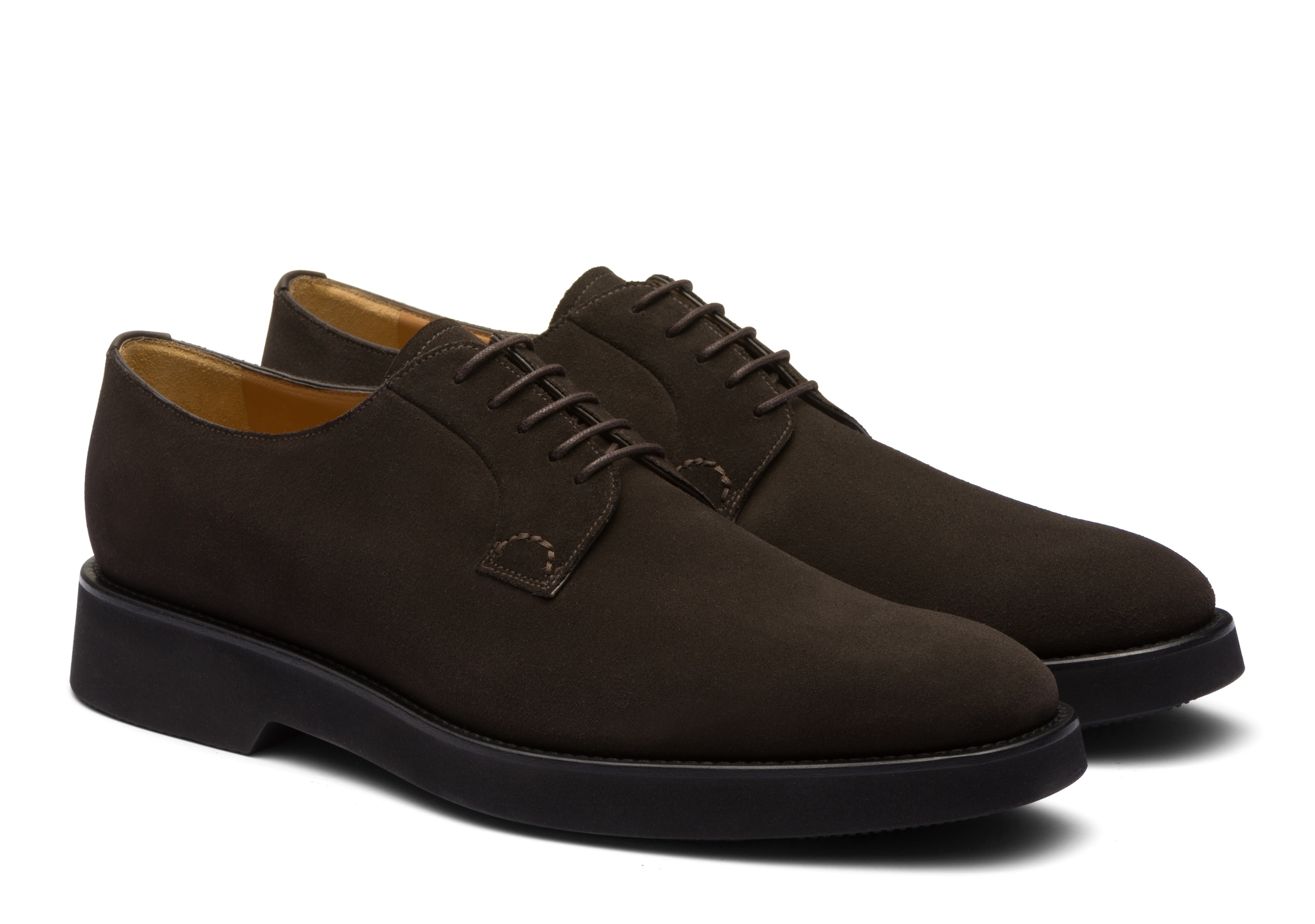 Stratton l
Soft Suede Leather Derby Brown - 2