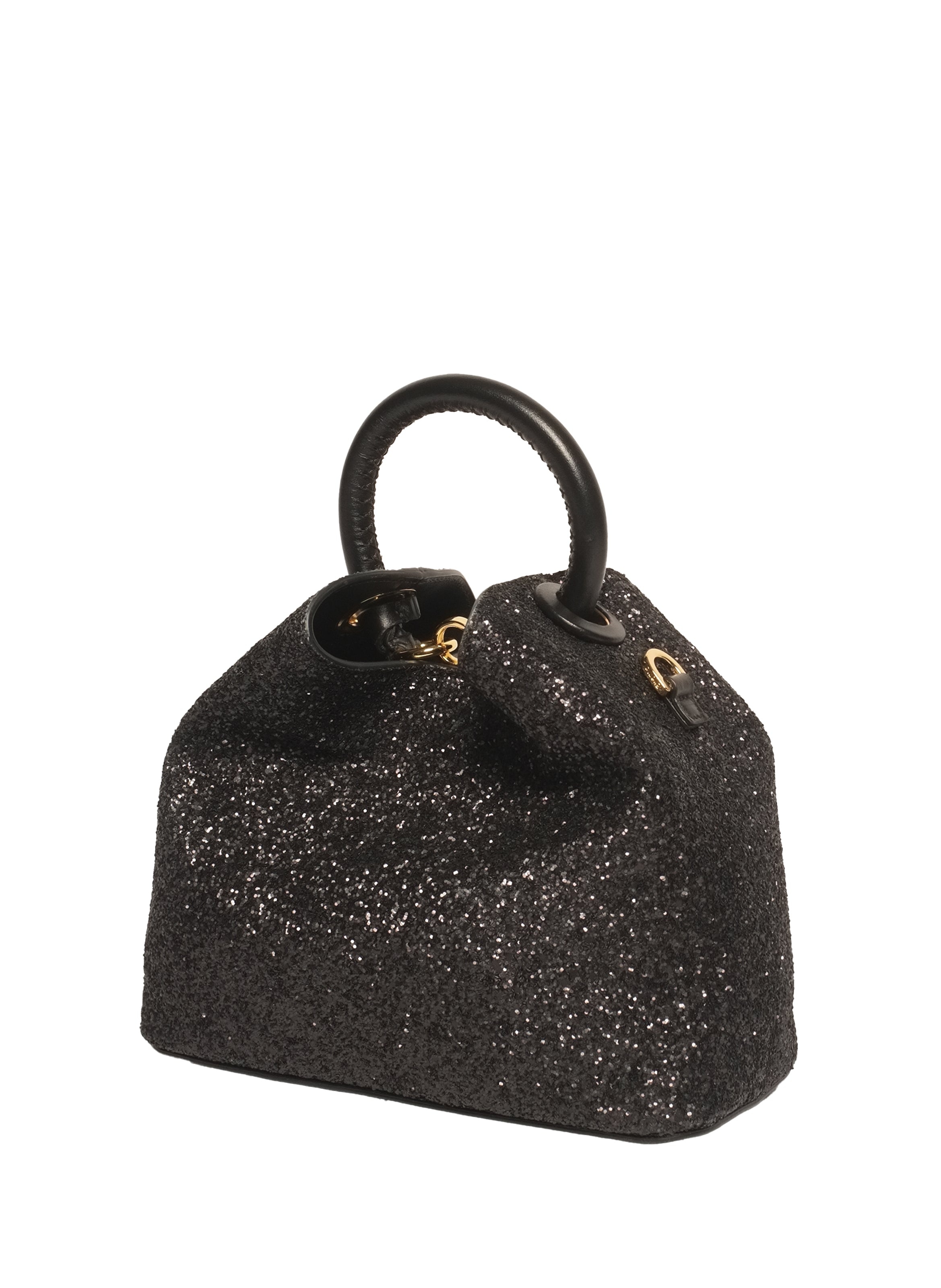 Baozi Glitter/Leather Black - 3