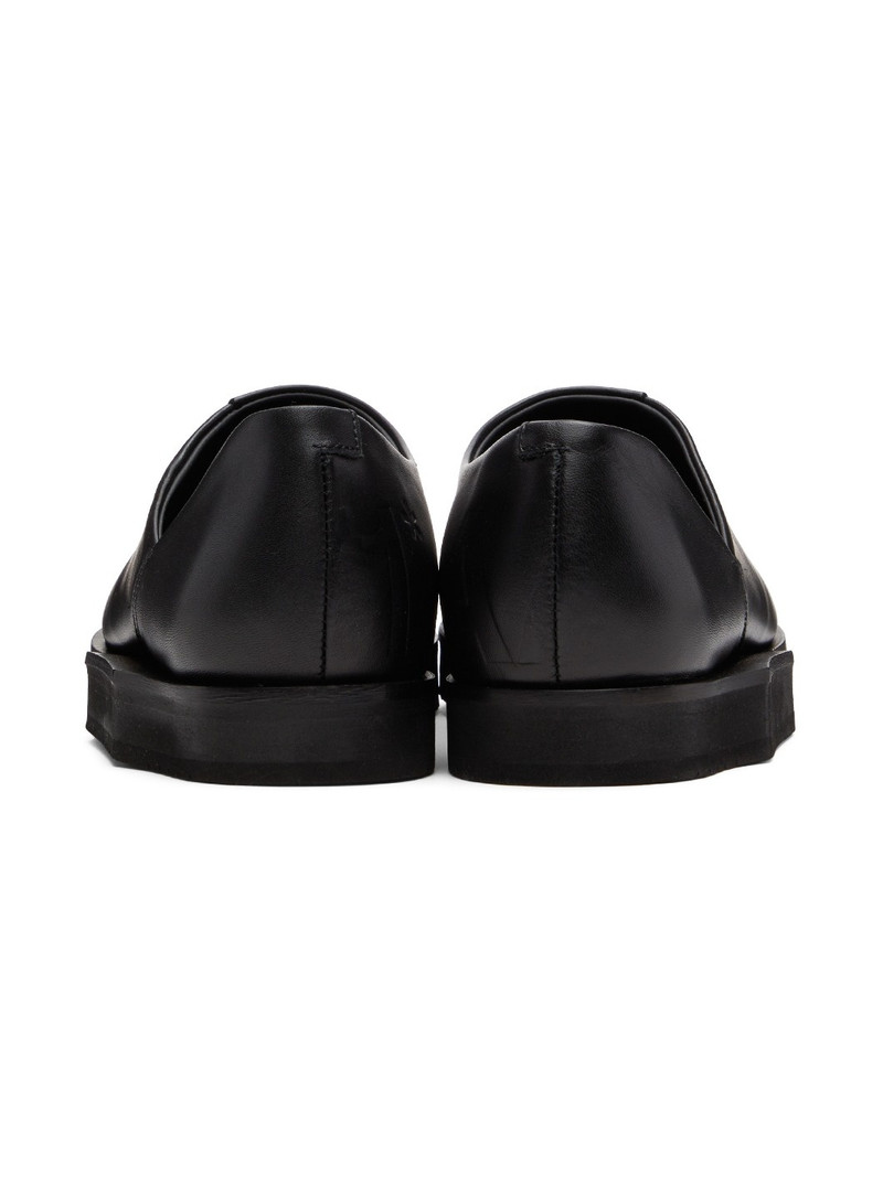 Black Geometric Model 3 Loafers 2