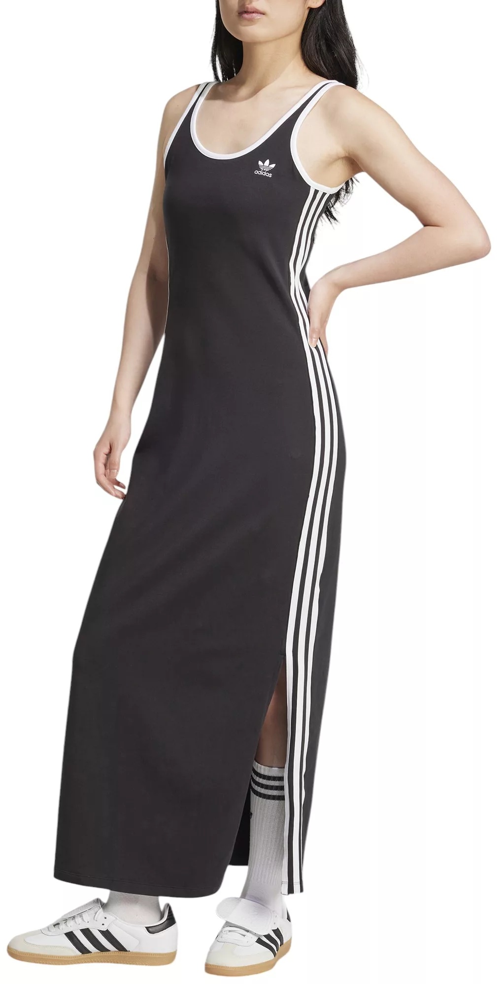adidas Originals Women's Adicolor 3-Stripes Tank Maxi Dress - 1