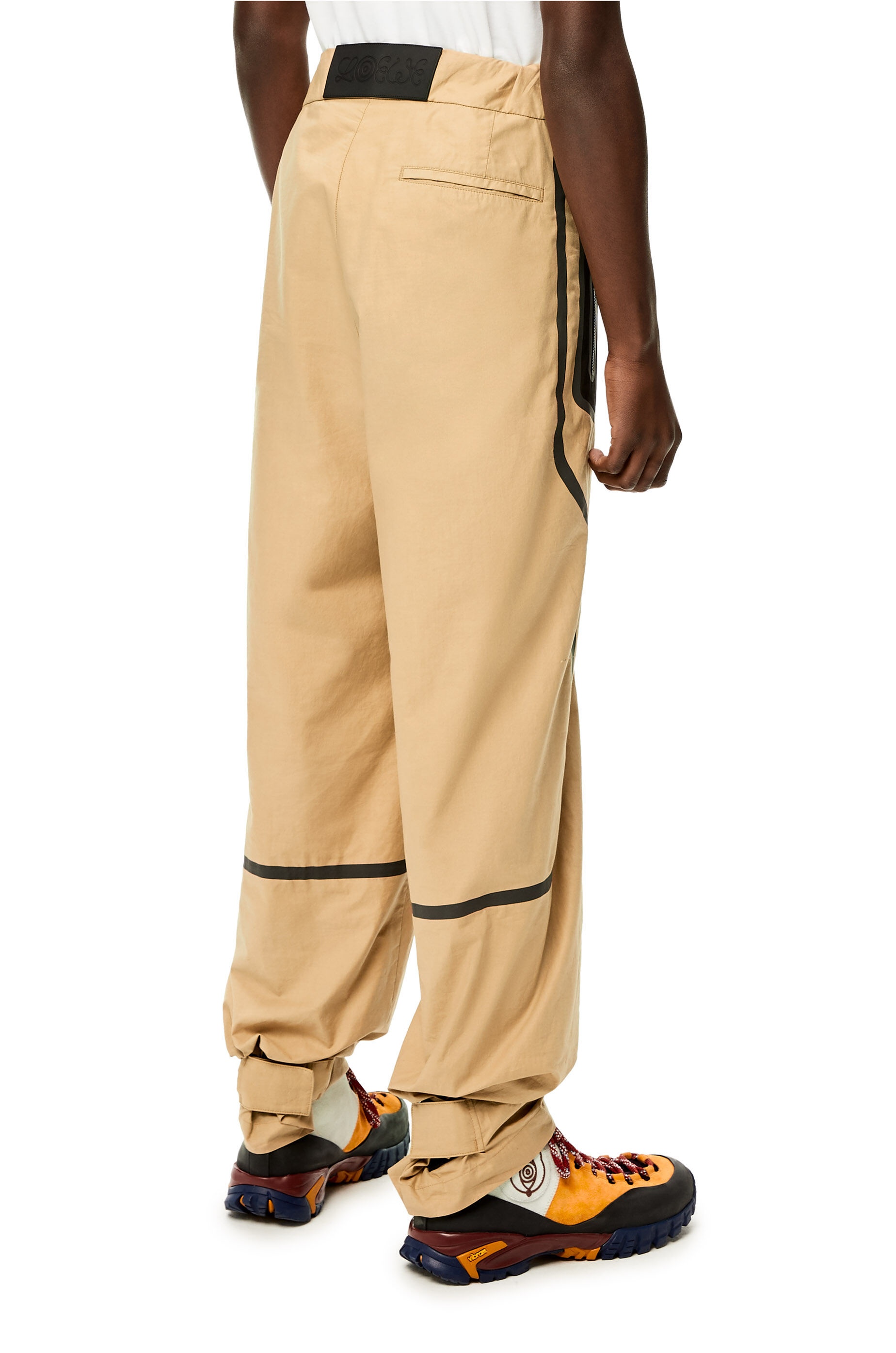 Bi-colour pocket trousers in organic cotton - 4