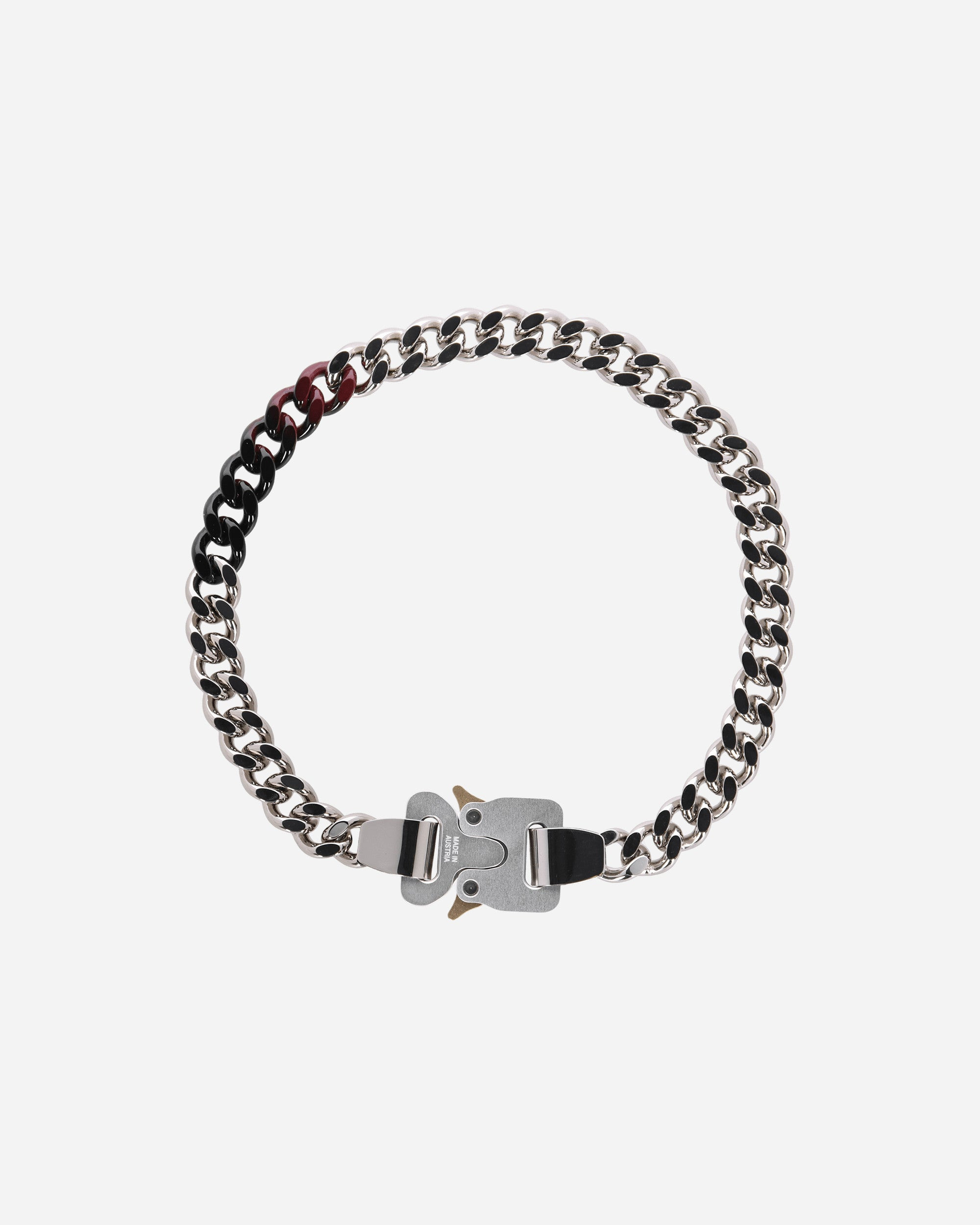 Exclusive Signature Buckle Necklace Red - 3