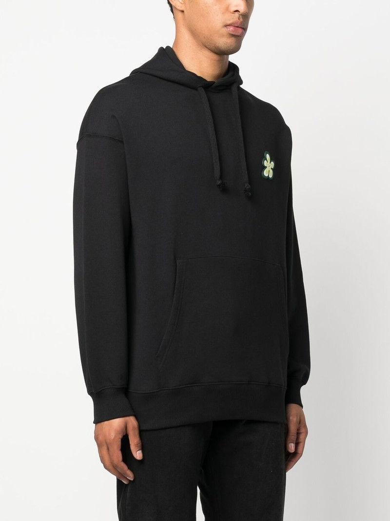 floral print cotton hoodie 4