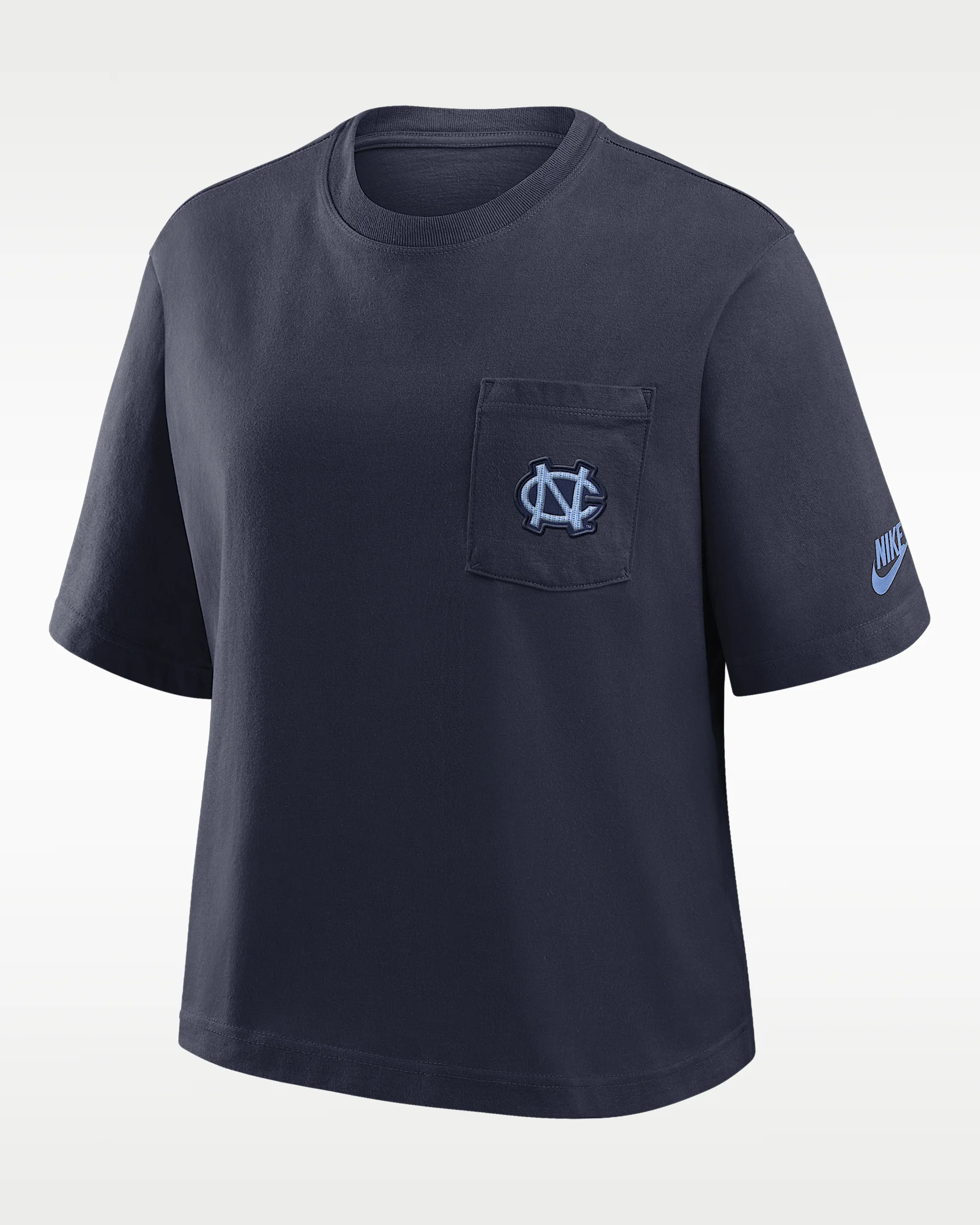 North Carolina Legacy Pocket Boxy Women's Nike College T-Shirt - 1