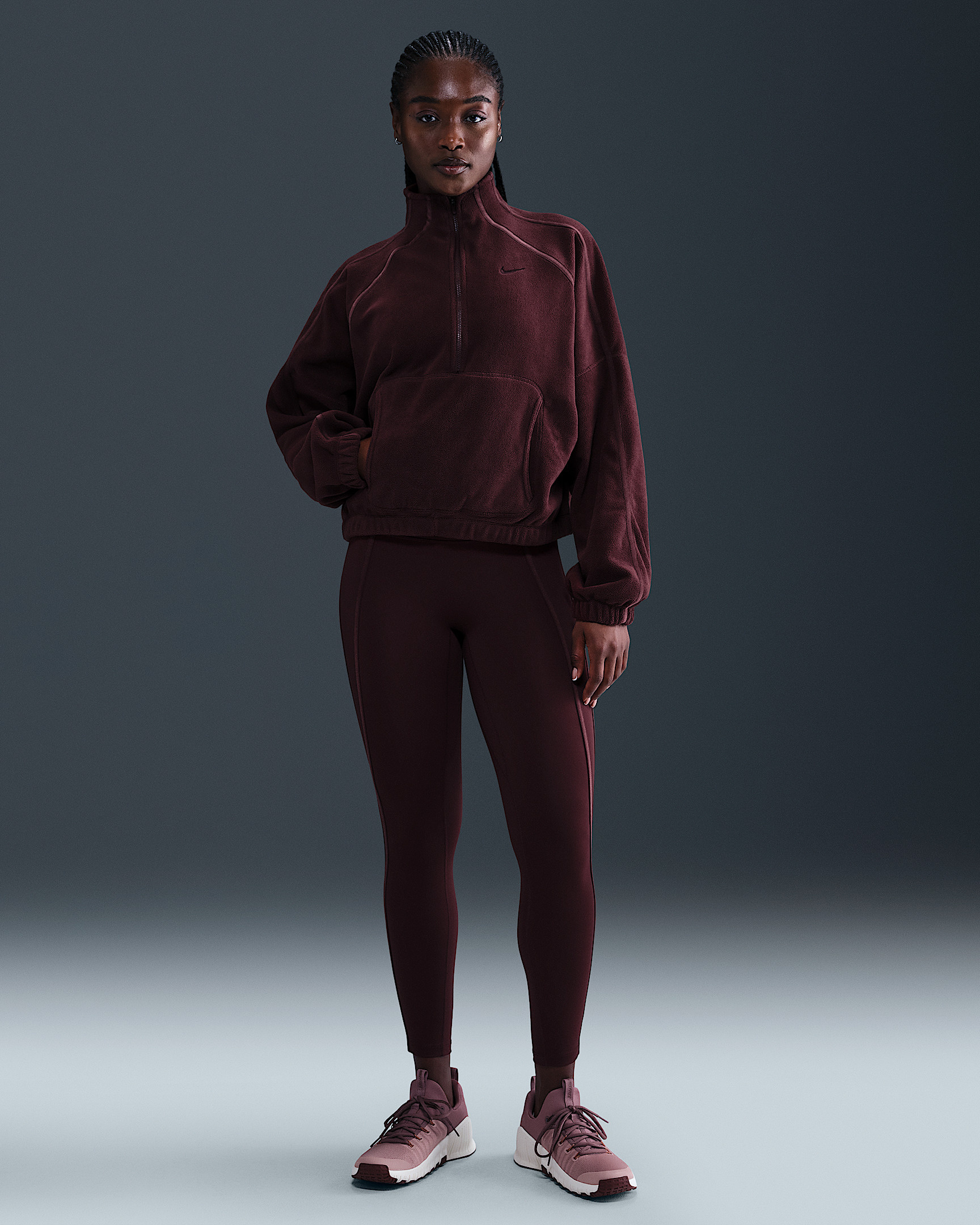 Nike One Women's Therma-FIT 1/2-Zip Top - 4