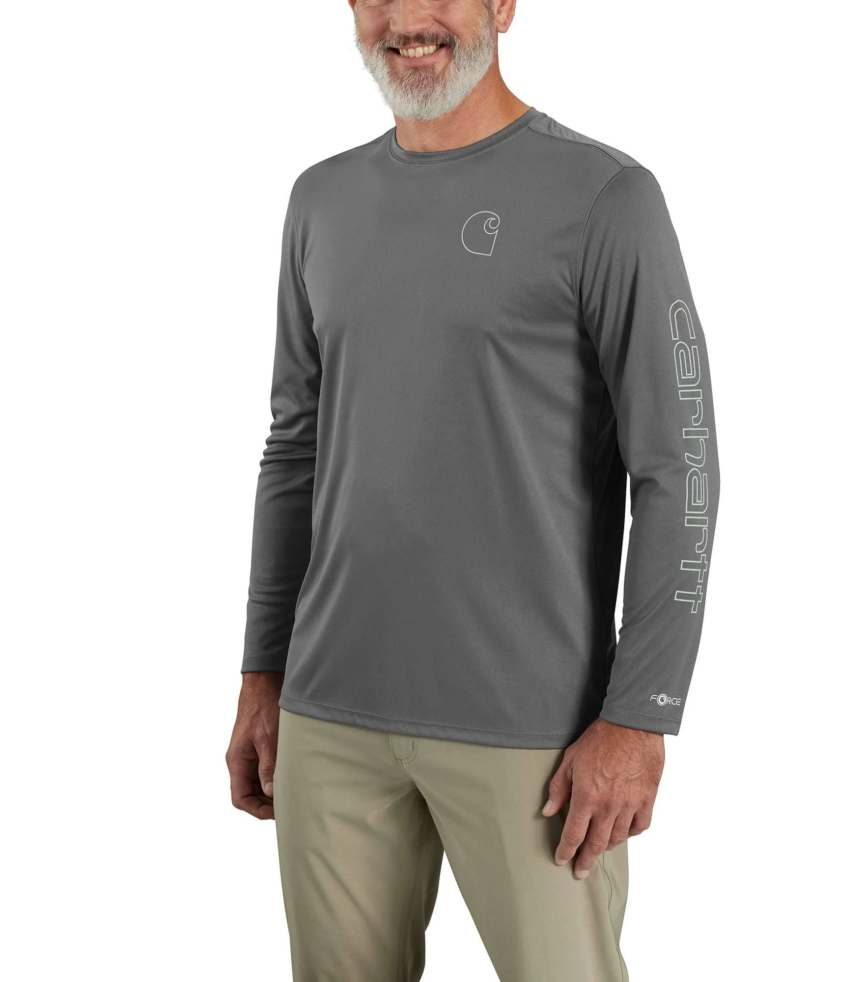 Force Sun Defender™ Relaxed LS Logo T-Shirt - 1