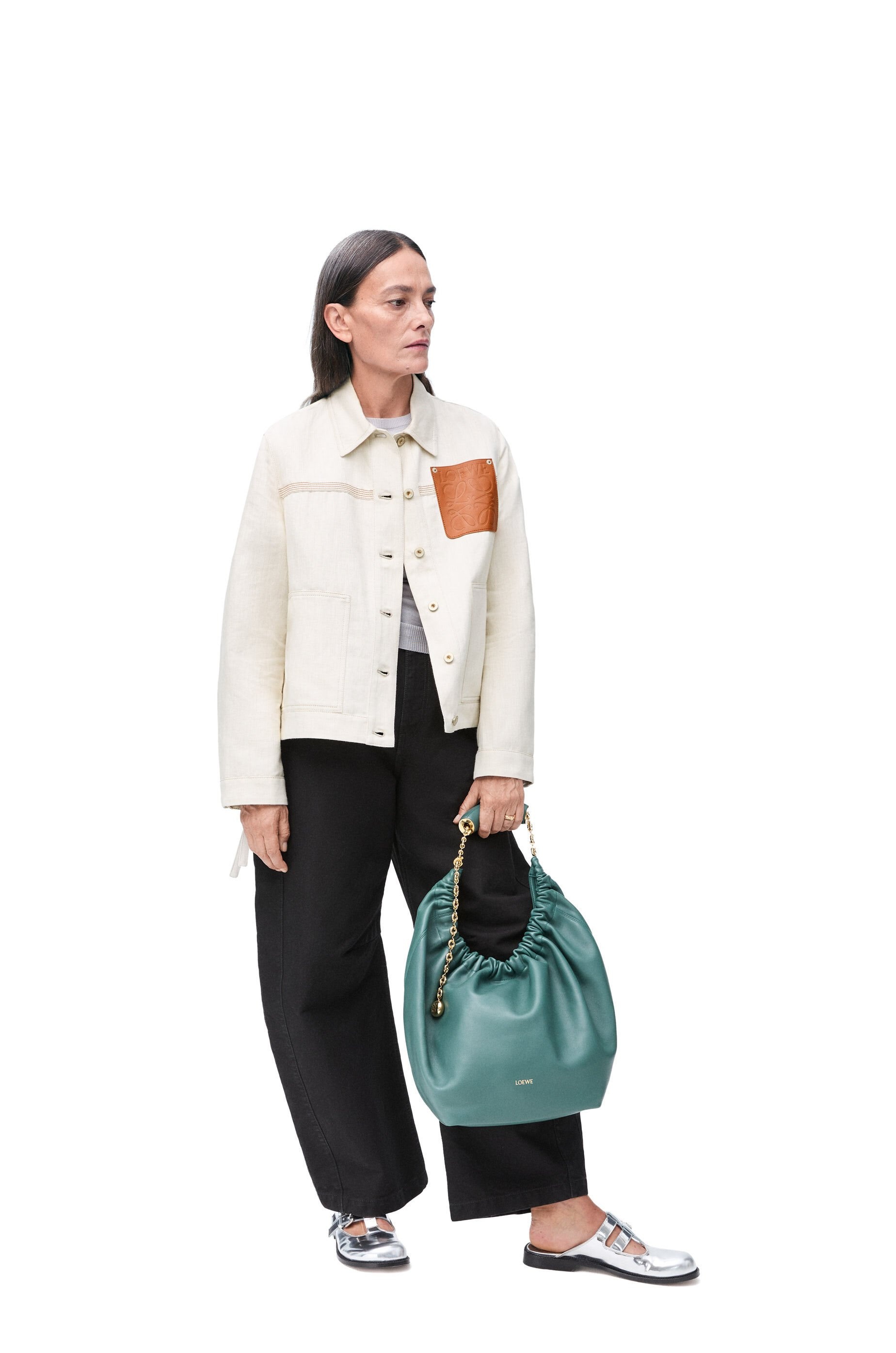 Draped sweater in cashmere and silk - 2