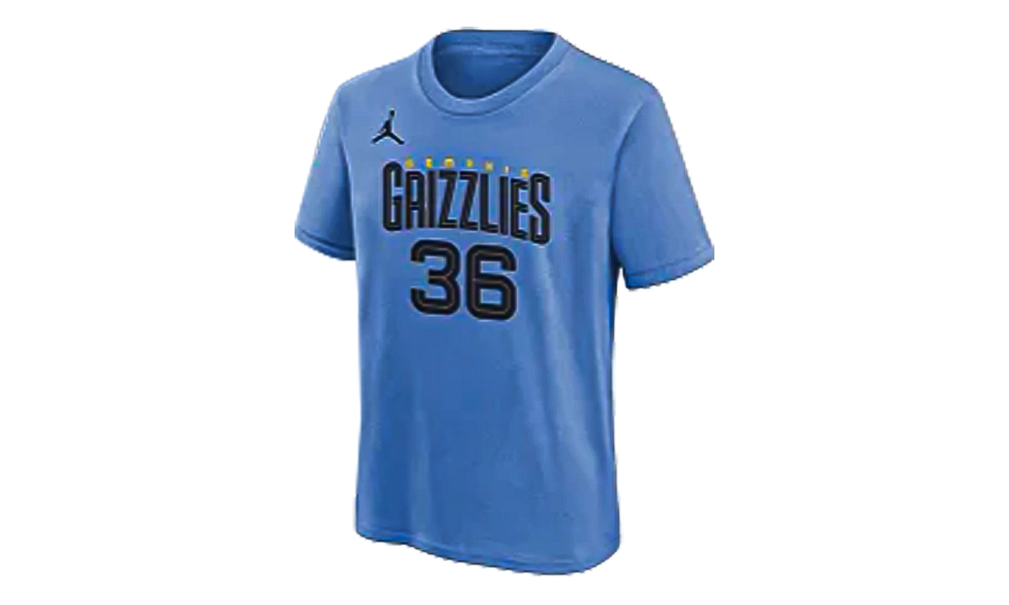 NBA Grizzlies Statement Edition N&N '36 Smart' Player T-Shirt "Light Blue" 9Y2B7HDC4 GRIMS - 1
