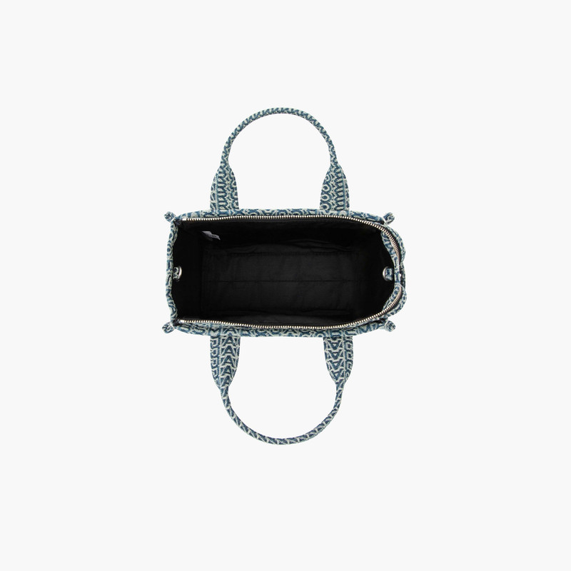 THE WASHED MONOGRAM DENIM MINI TOTE BAG 7