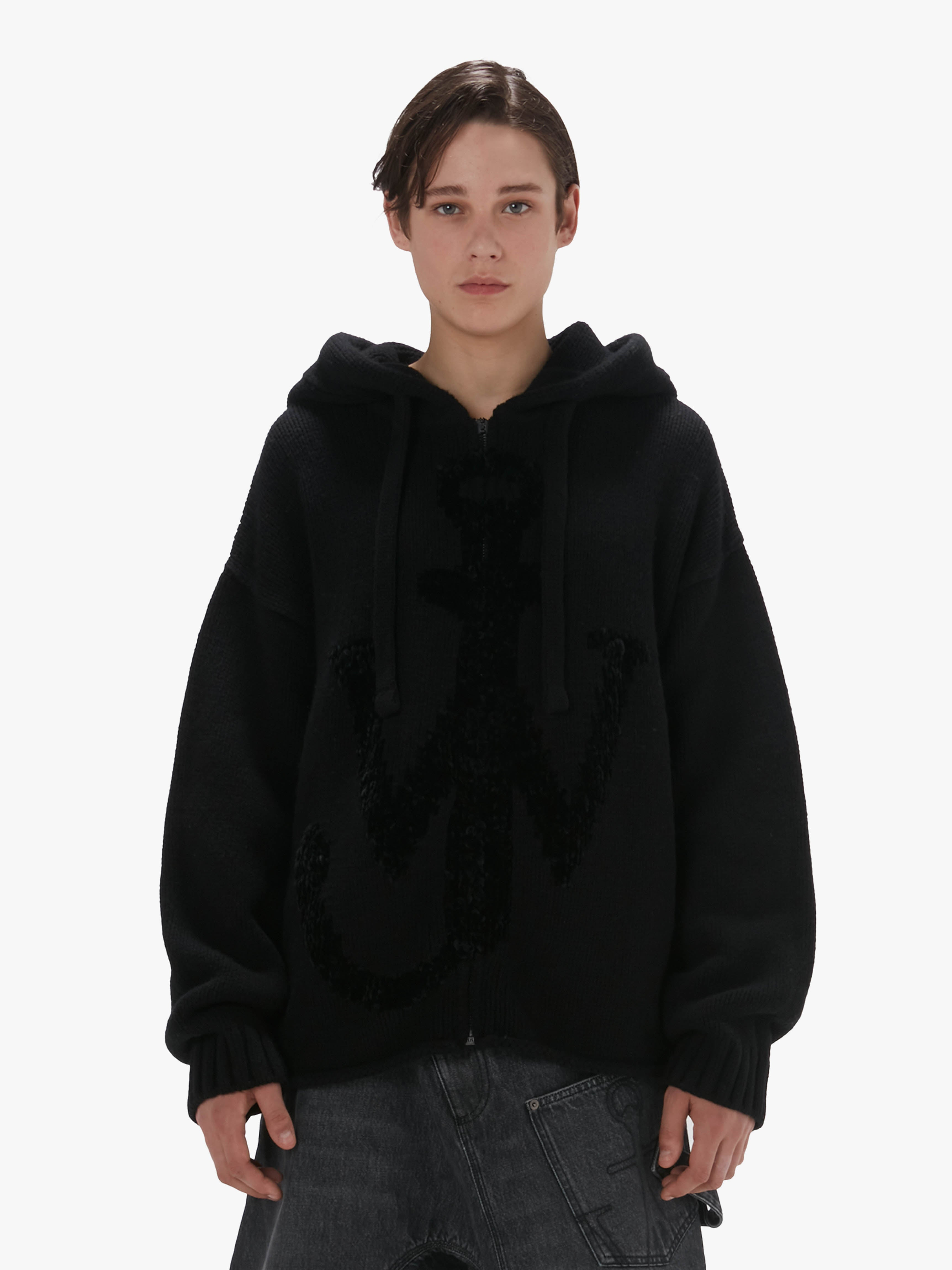 ANCHOR LOGO HOODIE WITH ZIP - 2