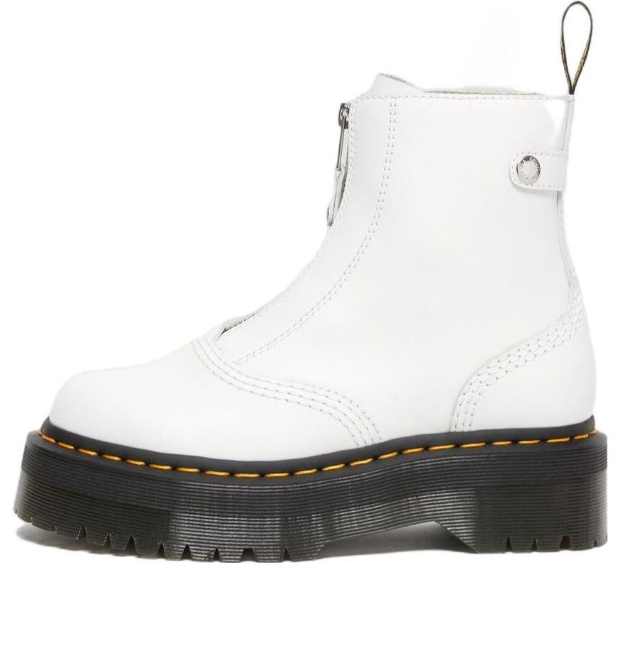 (WMNS) Dr. Martens Jetta Platform Boots 'White' 27656100 - 1