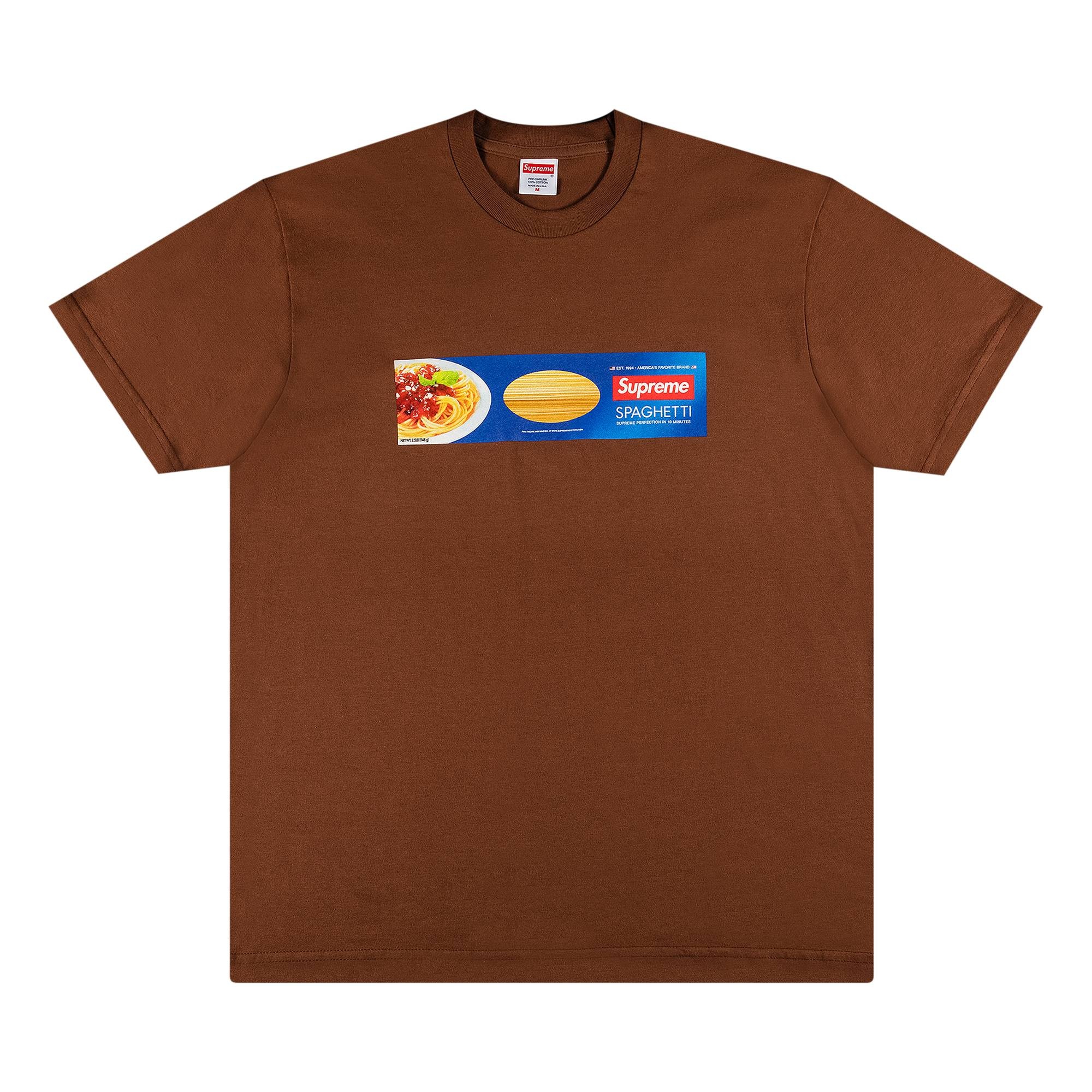 Supreme スパゲッティ Tシャツ ブラウン Supreme シュプリーム 21AW Spaghetti Tee スパゲッティ