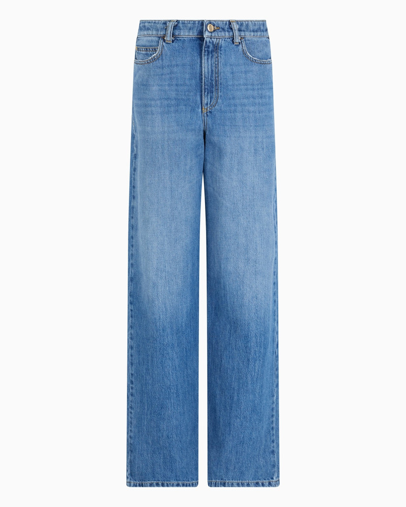 J4B MID/HIGH-RISE STRAIGHT-LEG, DENIM JEANS 1