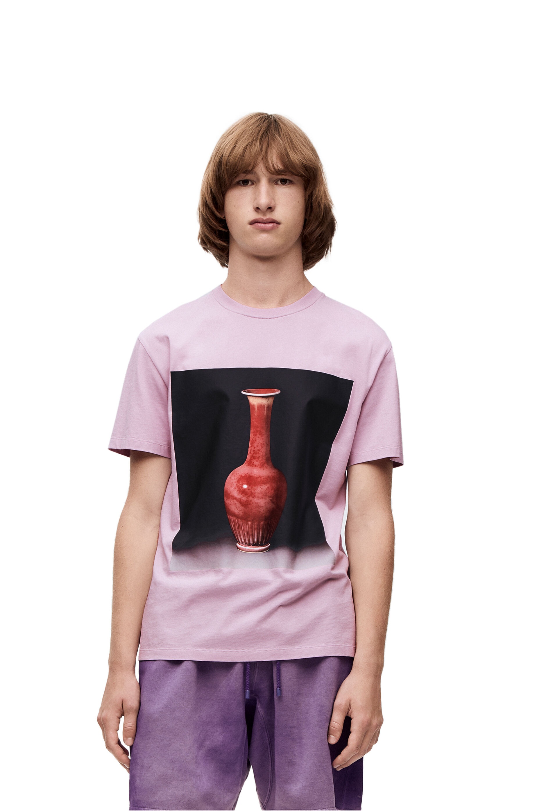 Ceramic print T-shirt in cotton - 3