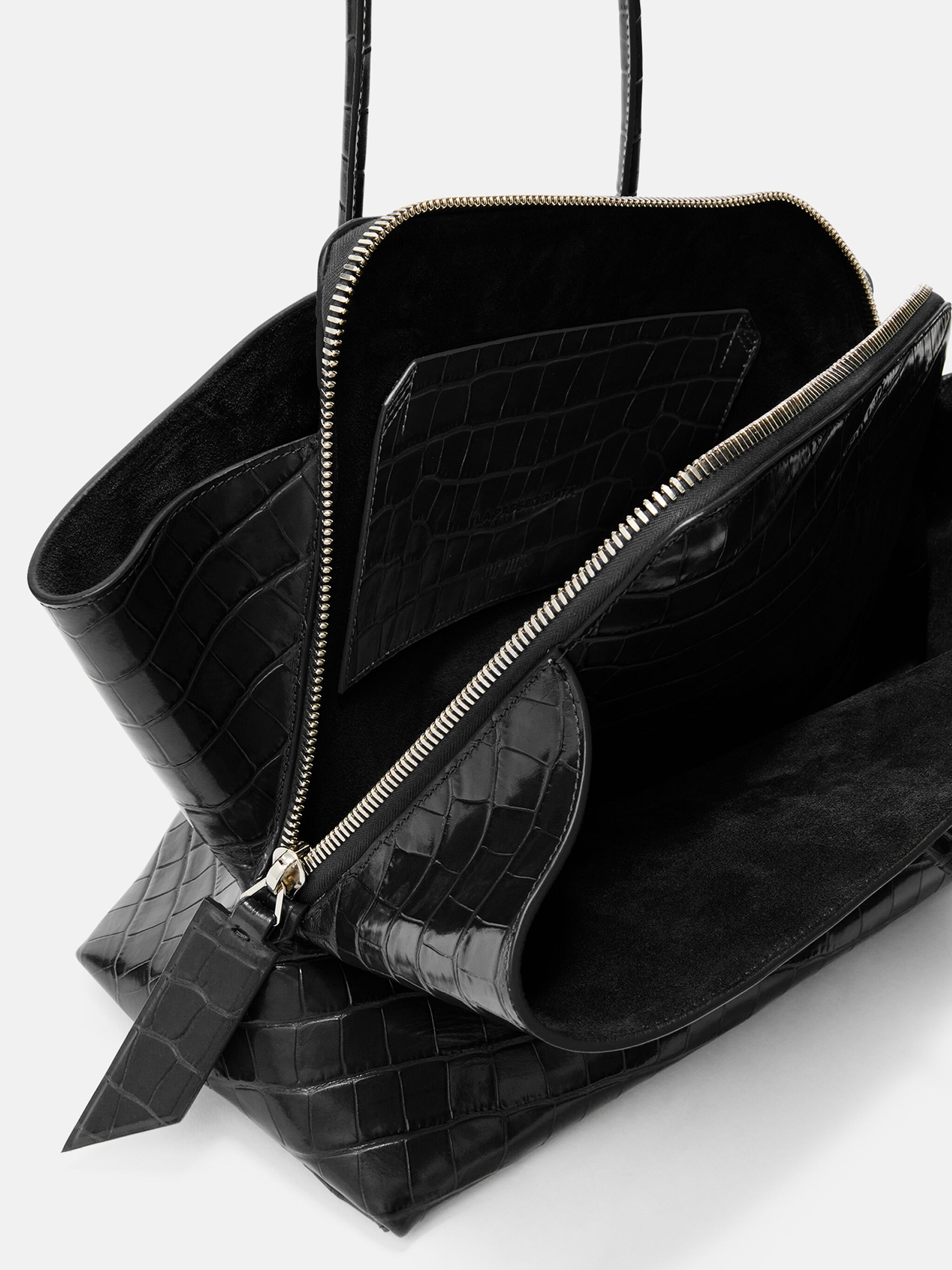 ''LA PASSEGGIATA MEDIUM'' BLACK TOP HANDLE - 4