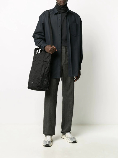 Acne Studios pinstripe suit trousers outlook