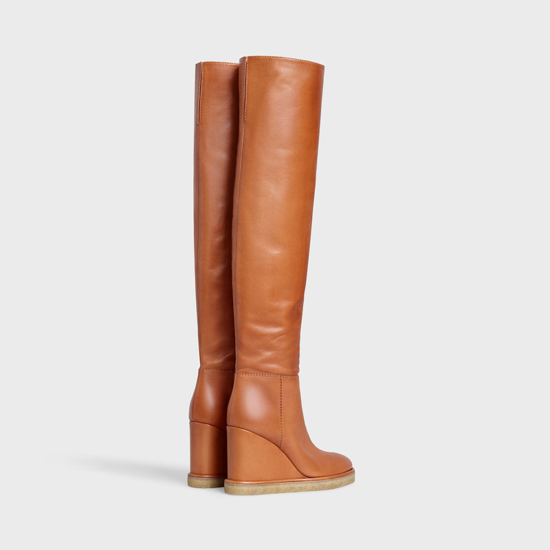 MANON WEDGE BOOT  IN  CALFSKIN 3