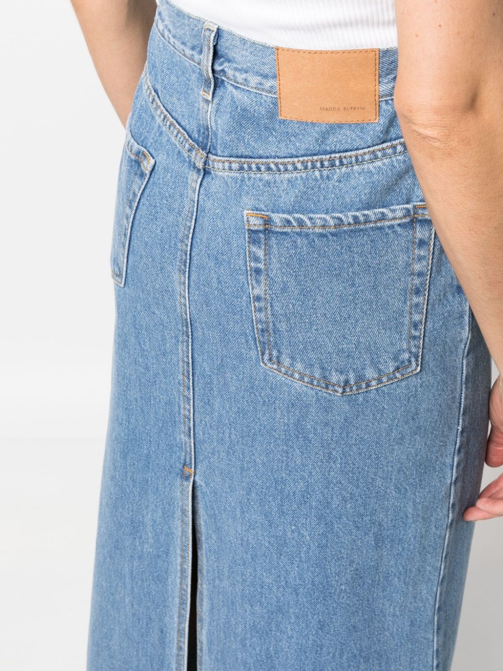 maxi denim skirt - 5