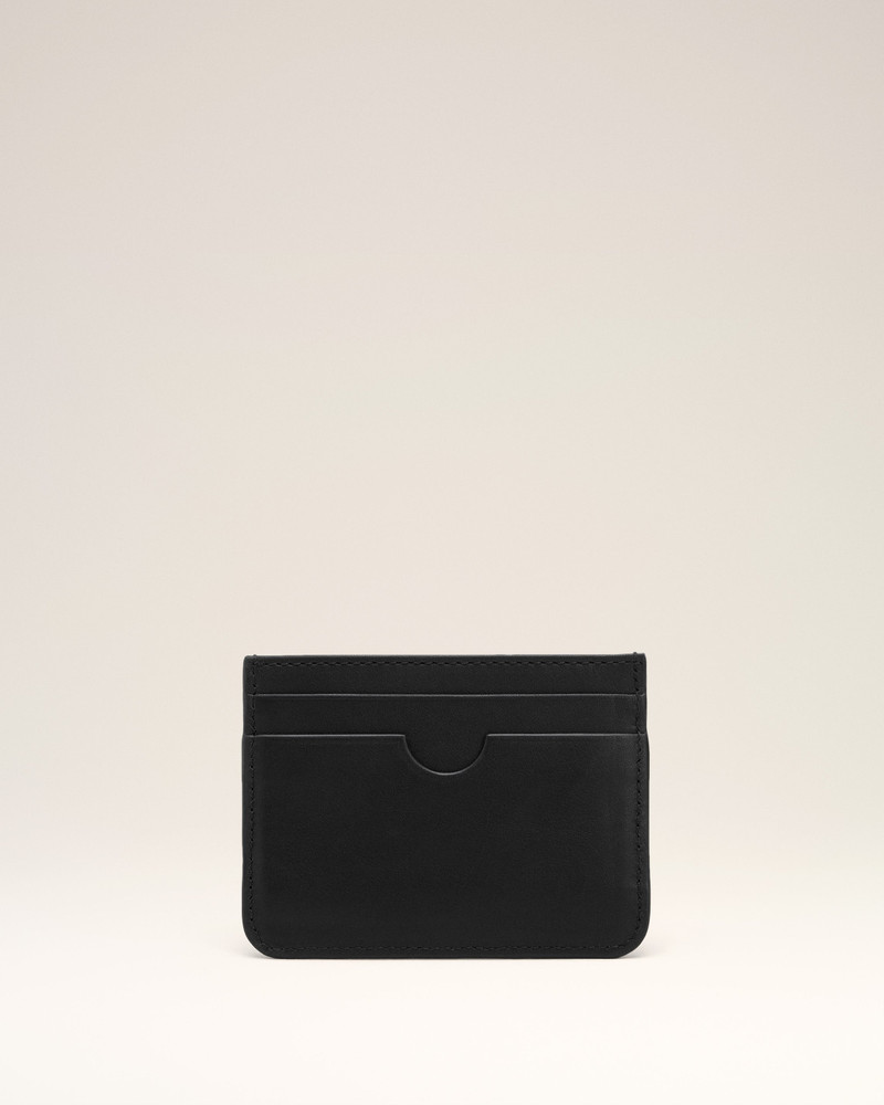 AMI Paris BLACK SMOOTH LEATHER AMI DE COEUR CARD HOLDER outlook