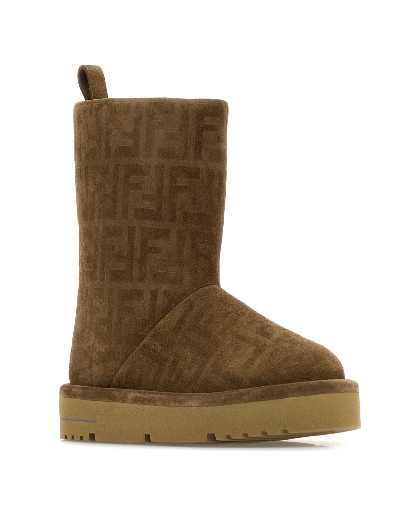 Caramel Suede Apres Chic Ankle Boots - 2