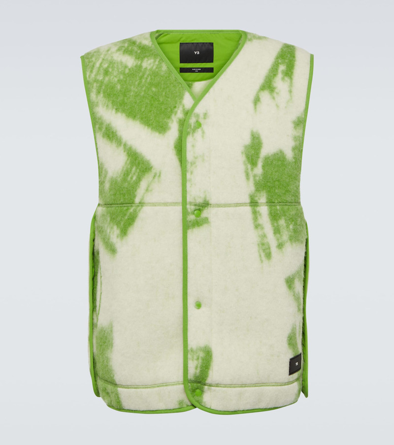 Wool-bend fleece vest 1