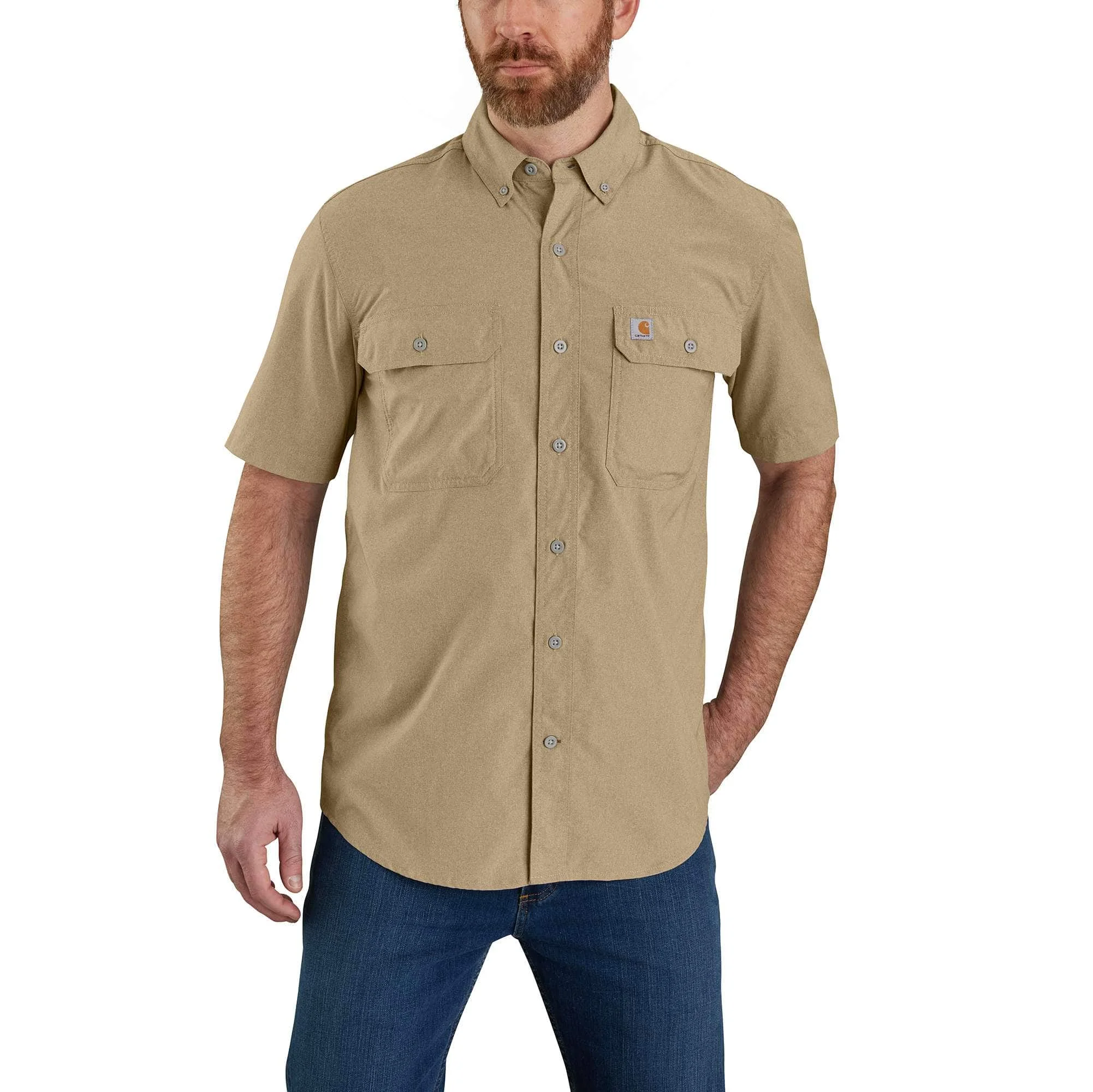 Force Sun Defender™ Chambray Relaxed SS Shirt - 1