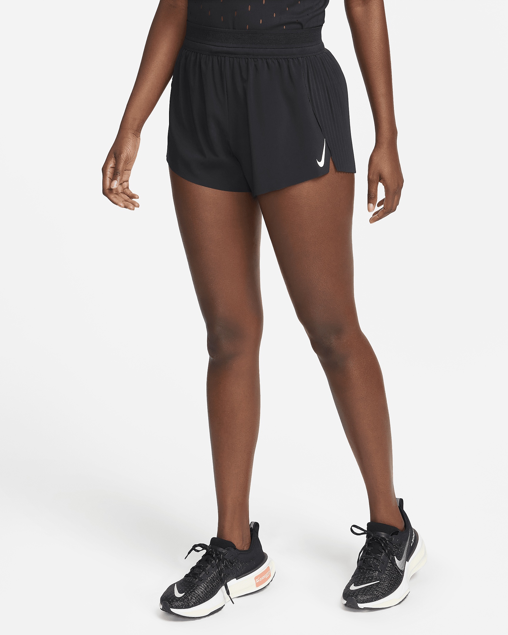 Nike Women's AeroSwift Dri-FIT ADV Mid-Rise Brief-Lined 3" Running Shorts - 1