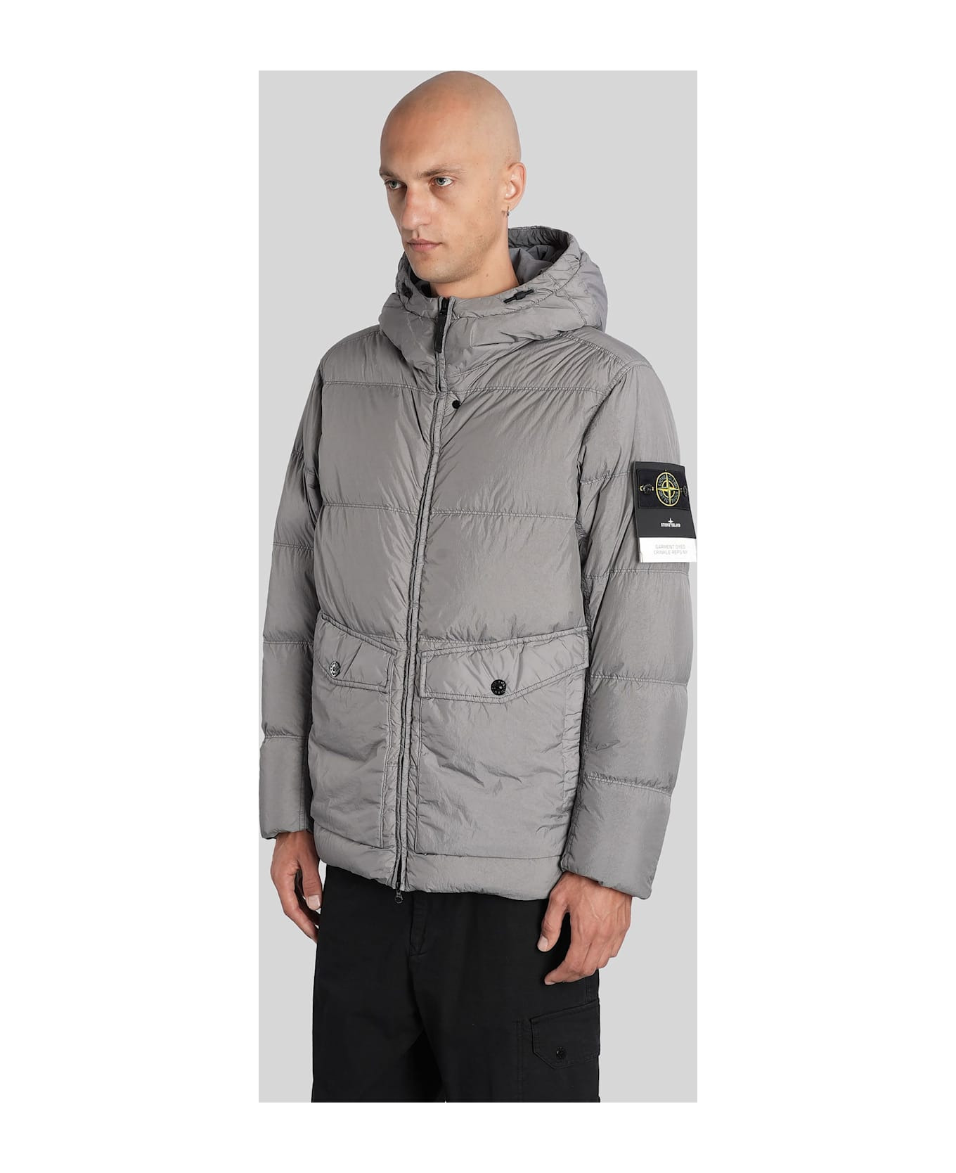 Puffer In Grey Polyester - 4