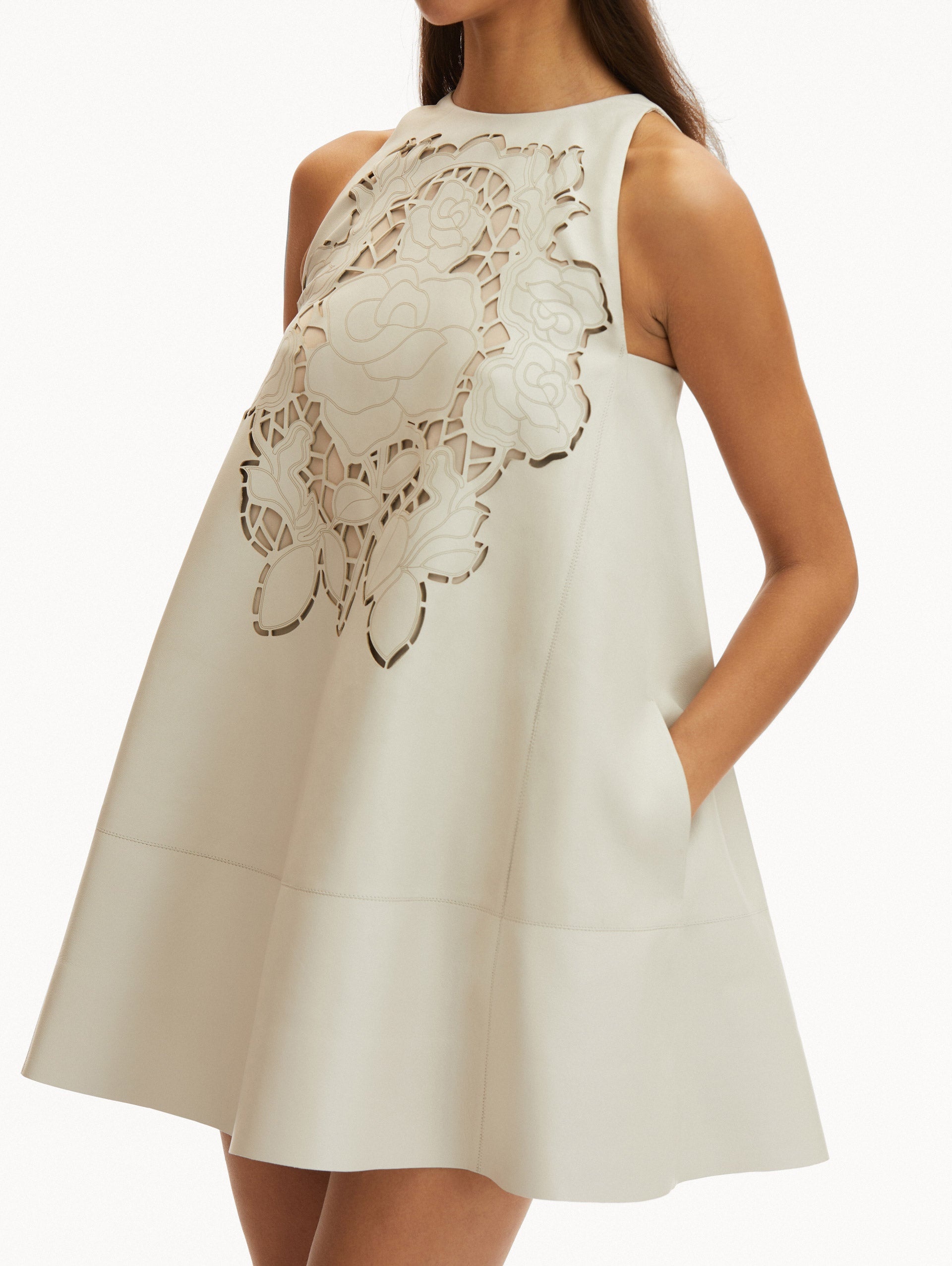 leather one shoulder dress Faux Leather One-Shoulder Mini Dress main image 1