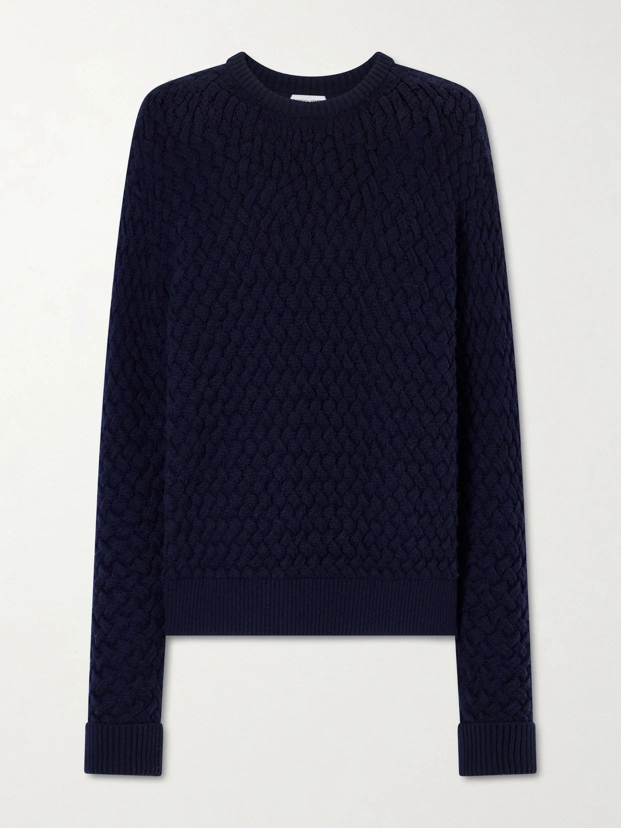Intrecciato Knitted Wool Sweater - 1