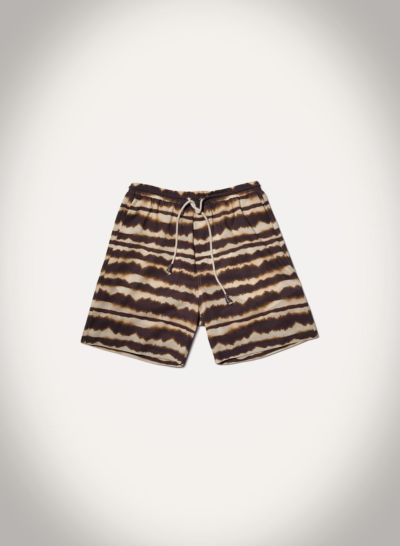Printed Cotton Voile Shorts 1