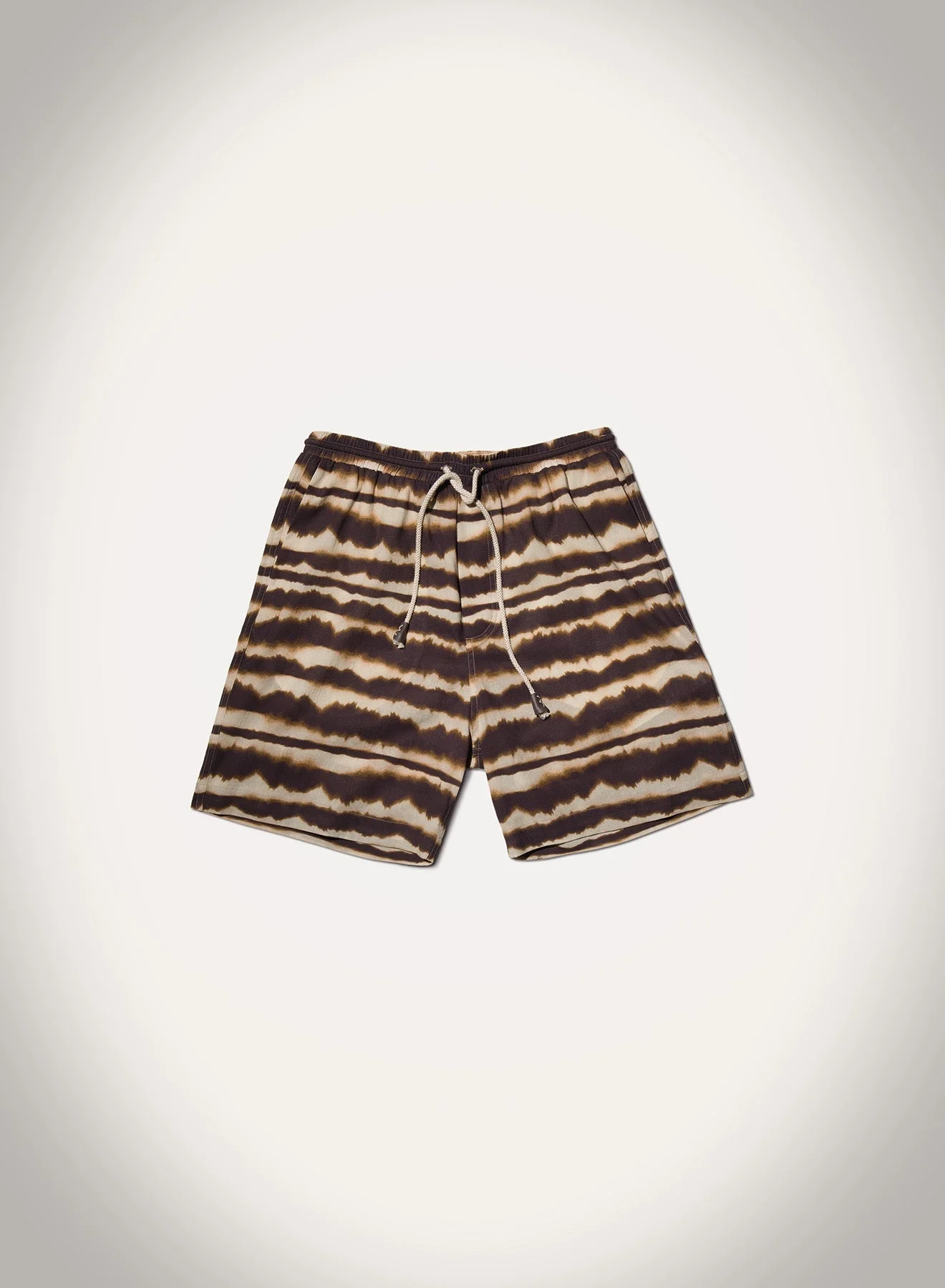 Printed Cotton Voile Shorts - 1