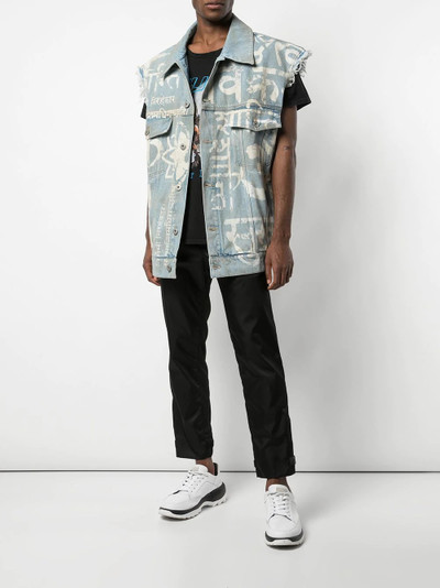 Faith Connexion oversized denim vest outlook