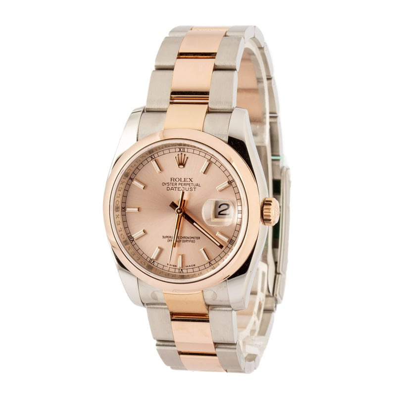 Rolex Datejust 36 Ref 116201 Pink Dial - 2