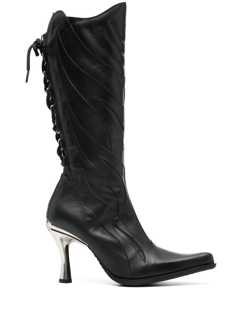 x New Rock Firestorm 100mm leather boots 1