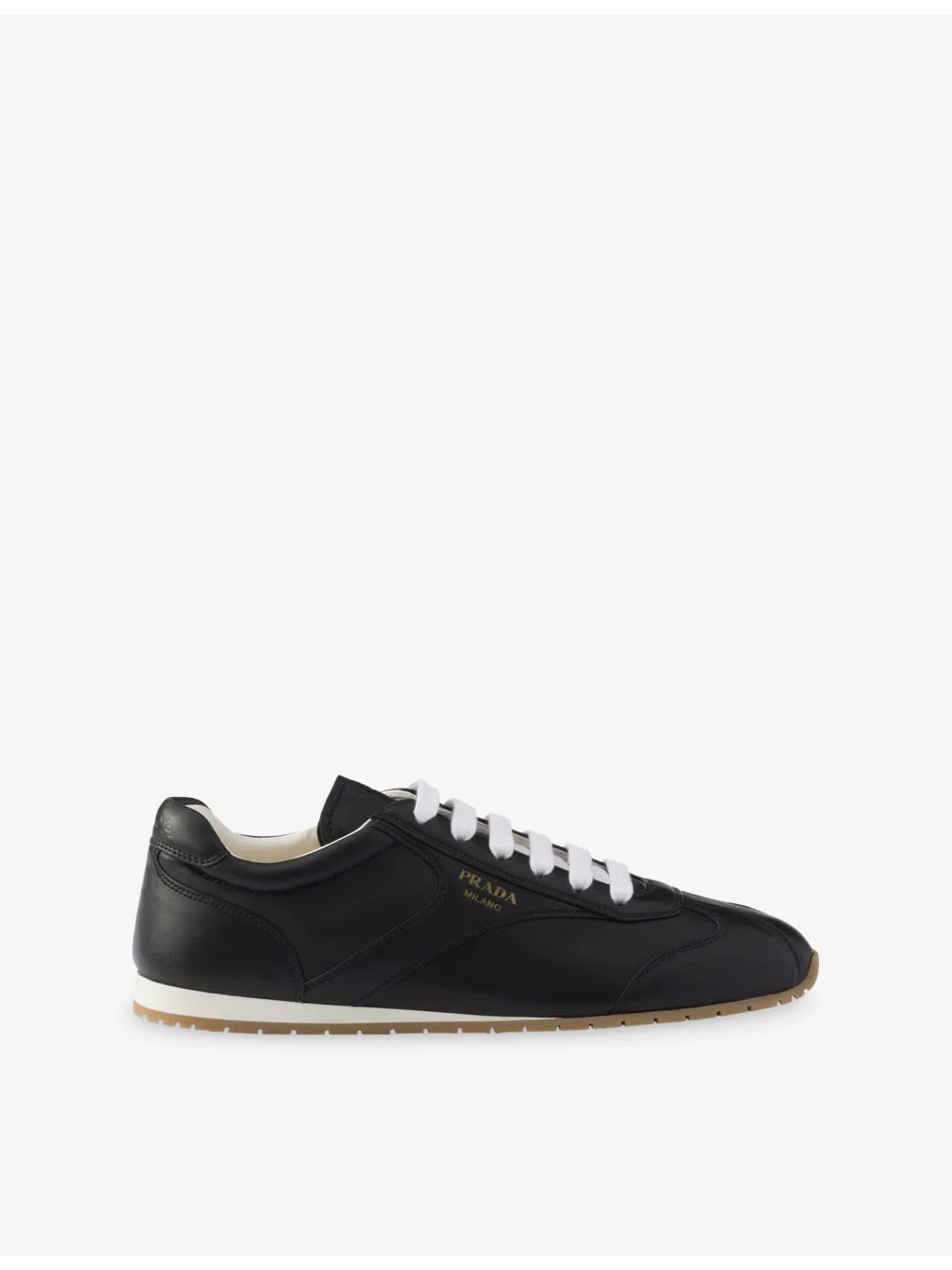 Branded Leather Trainers - 1