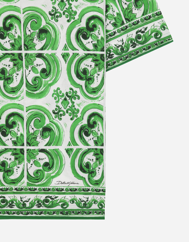 코튼 폴로 셔츠 majolica 인쇄 5