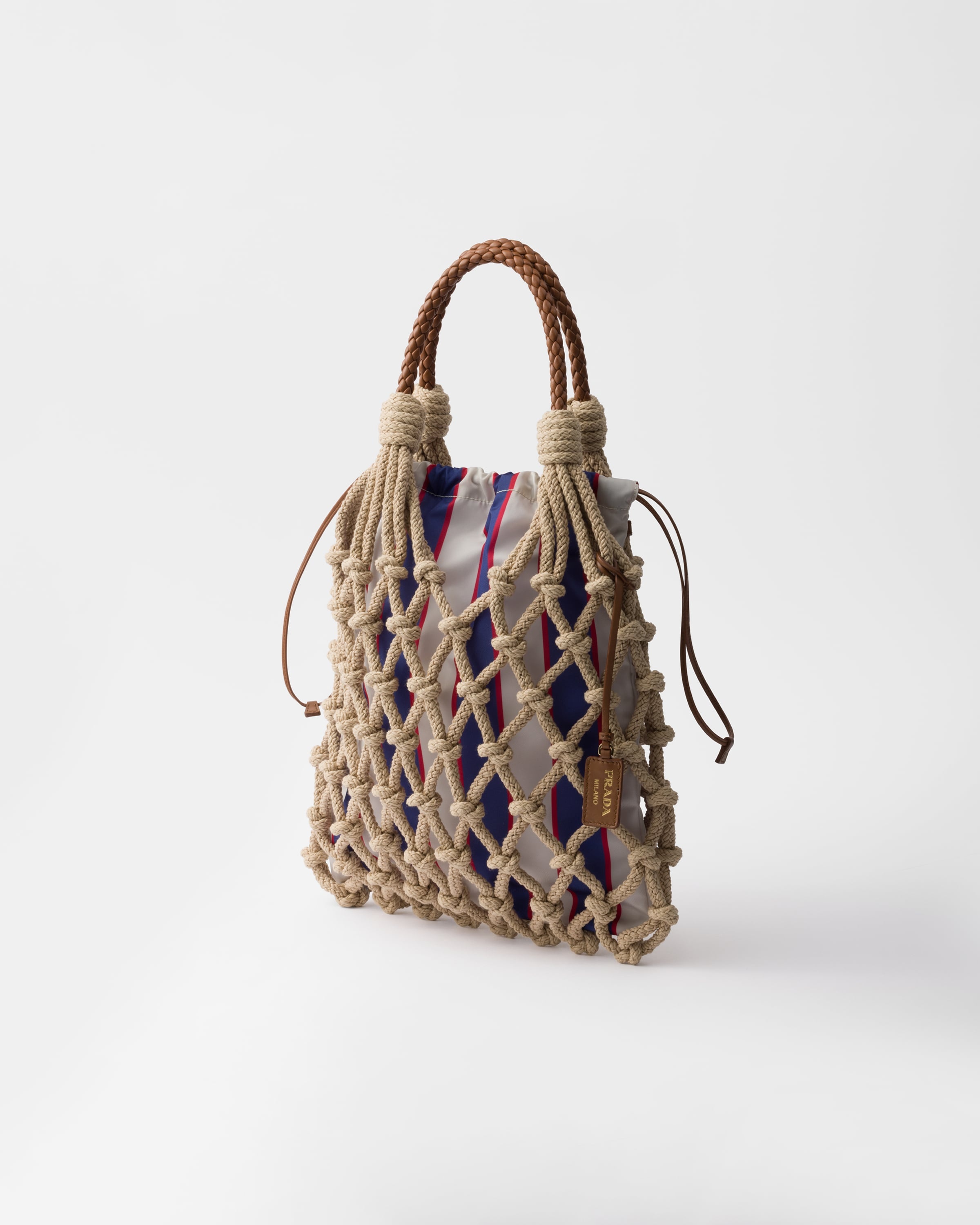 Medium cotton macramé bag - 3
