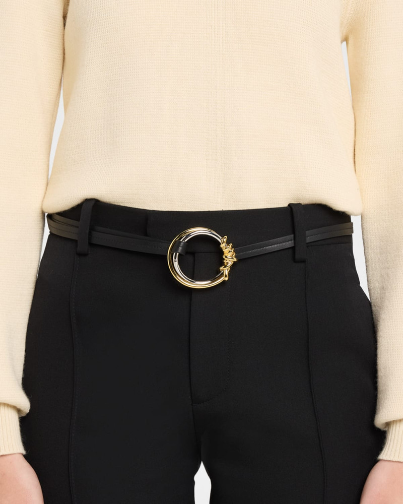 Bottega Veneta Knot Ring Leather Belt outlook