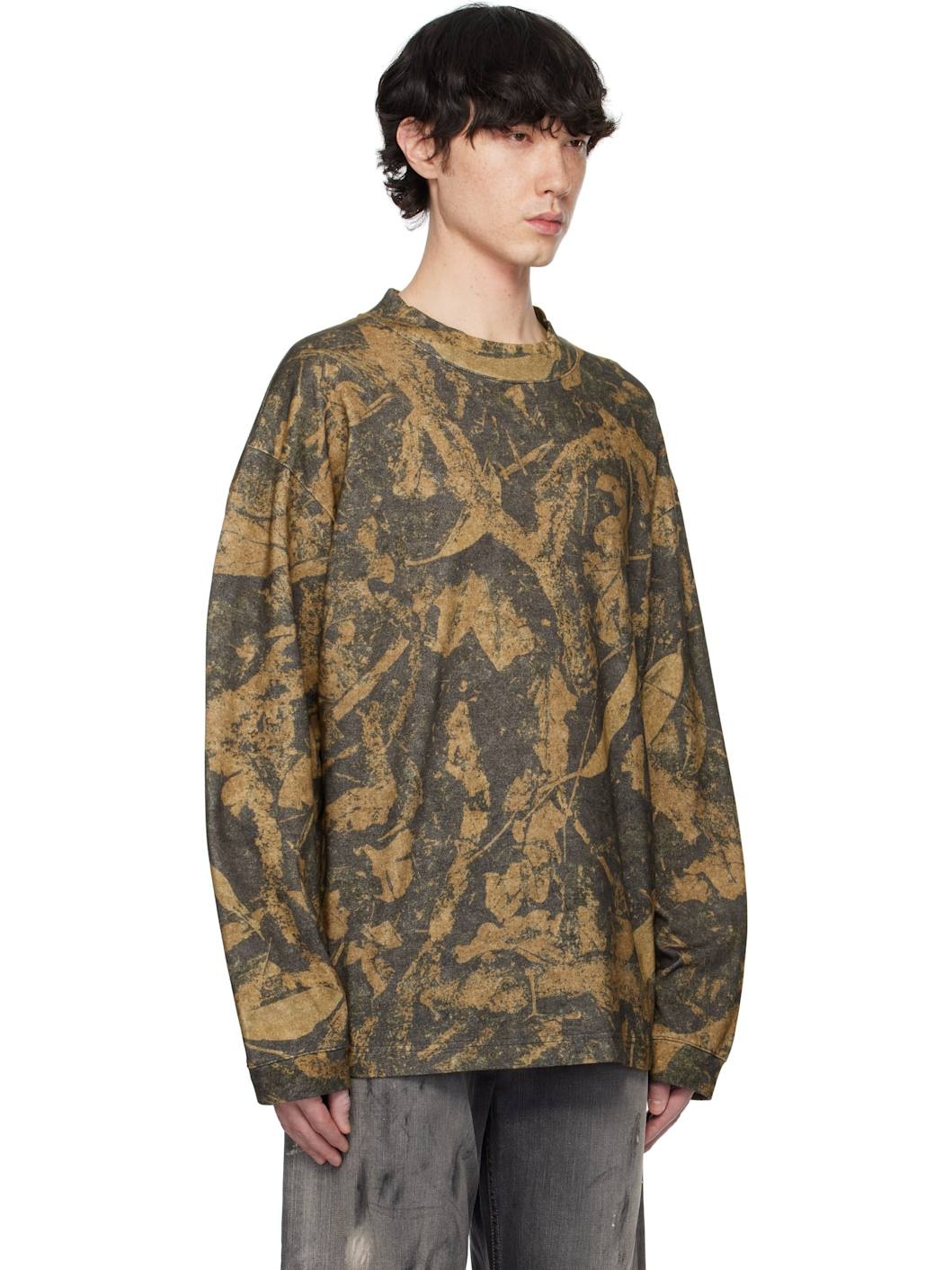 Brown Crew Neck Sweater - 2