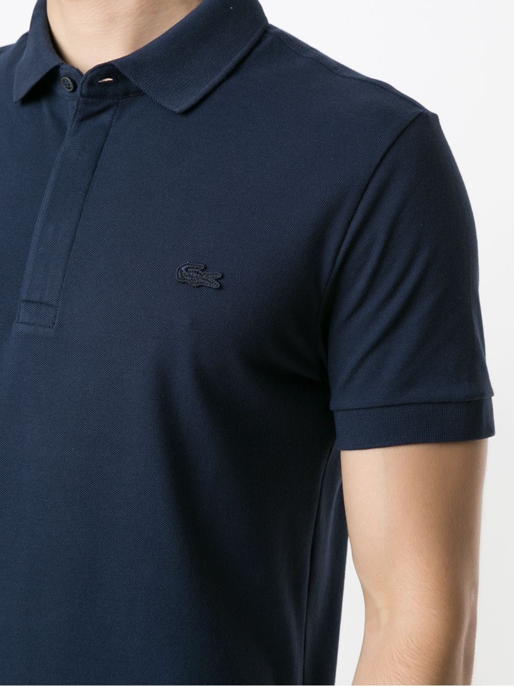 logo patch polo shirt - 5