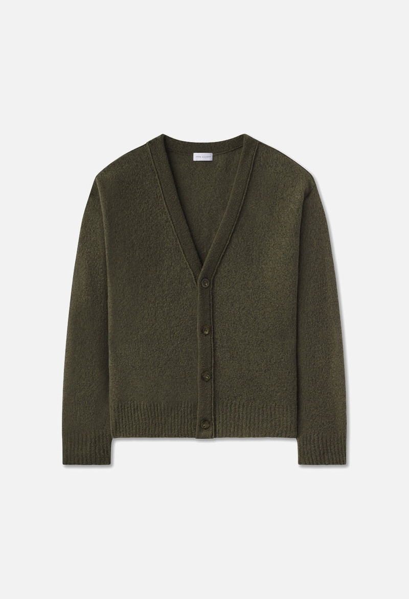 WOOL POWDER KNIT CARDIGAN 1