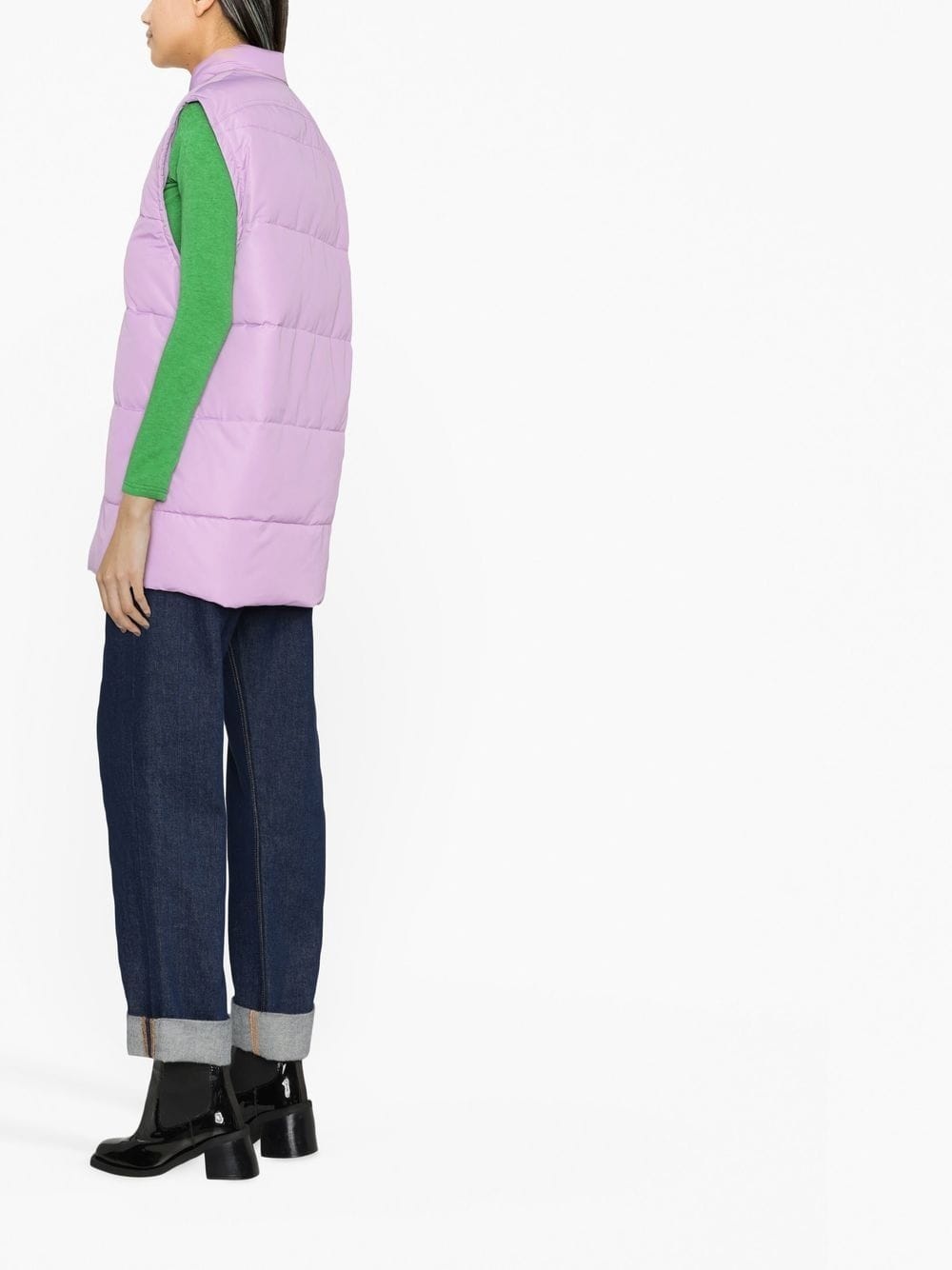 detachable sleeves puffer coat - 3