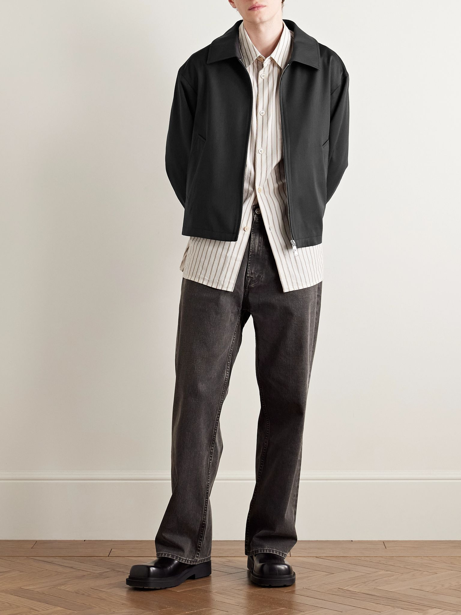 Mail Wool-Blend Jacket Black - 2