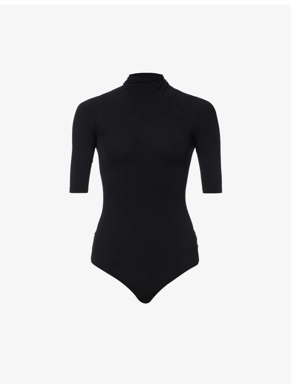 Ballet turtleneck stretch-woven body - 1